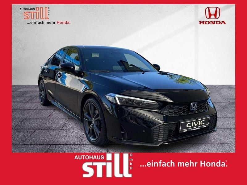 Crystal black pearl Neu 2025 Honda Civic Sport Limousine | 37.980 € (Fairer Preis) - Bild 1/4