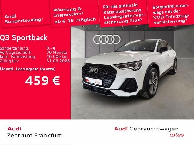 Weiß Gebraucht 2025 Audi Q3 Sportback S-Line SUV | 42.850 € (Fairer Preis) - Bild 1/3