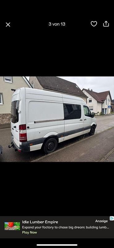 Weiß Gebraucht 2006 Mercedes Sprinter Van | 7.990 € (Fairer Preis) - Bild 1/4