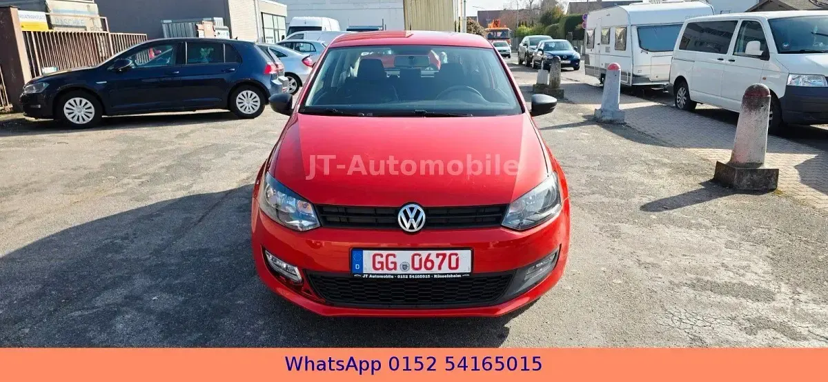 Occasion VW Polo Trendline 90 ch (66 kW) 2011 Orange Citadine