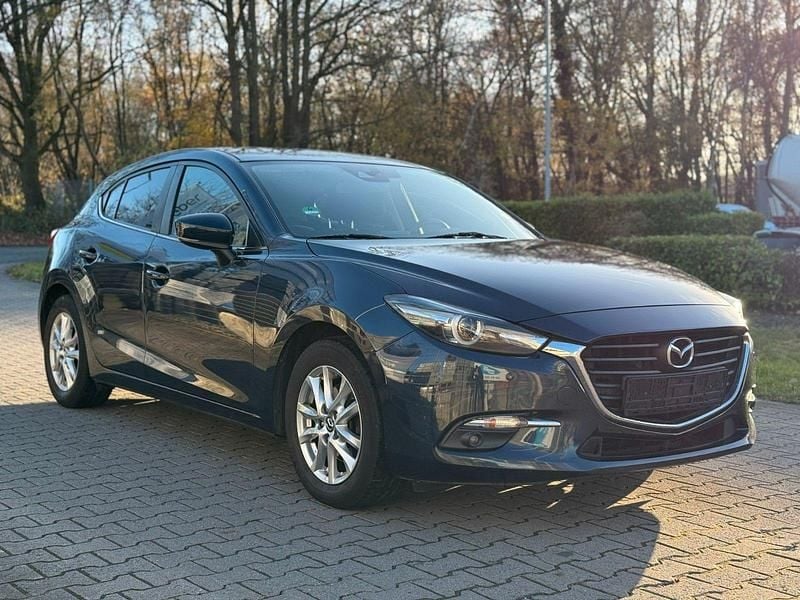 Blau Gebraucht 2018 Mazda 3 Exclusive-Line Limousine | 8.990 € (Fairer Preis) - Bild 1/2
