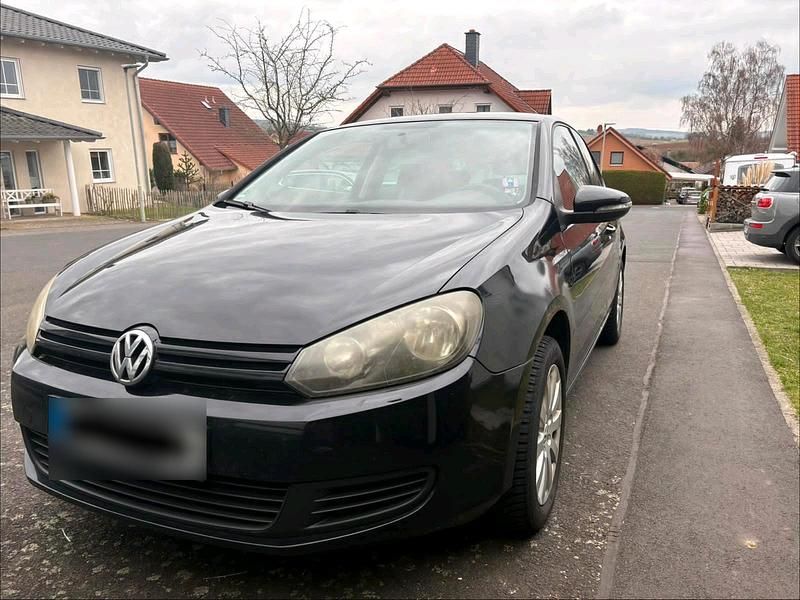 Gebraucht VW Golf VI 80 PS (58 kW) 2009 Schwarz Kleinwagen