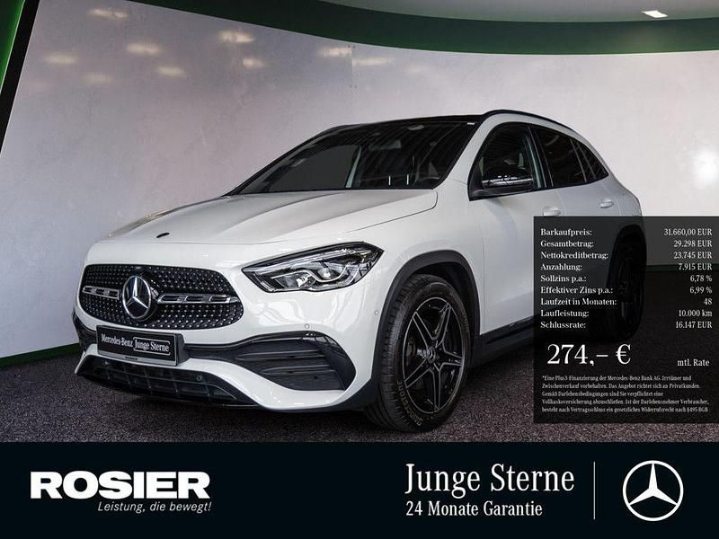 Weiss / polarweiß Gebraucht 2022 Mercedes GLA200 AMG SUV | 31.660 € (Fairer Preis) - Bild 1/3