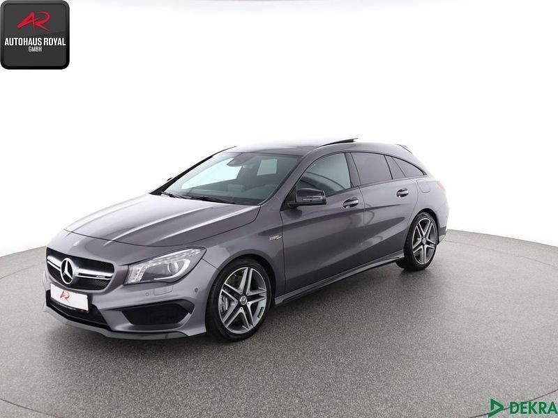 Grau Gebraucht 2016 Mercedes CLA45 AMG Shooting Brake AMG Kombi | 27.880 € (Superpreis) - Bild 1/4