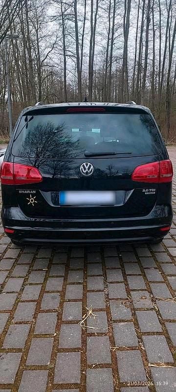 Gebraucht VW Sharan Life 177 PS (130 kW) 2014 Schwarz Van / Kleinbus