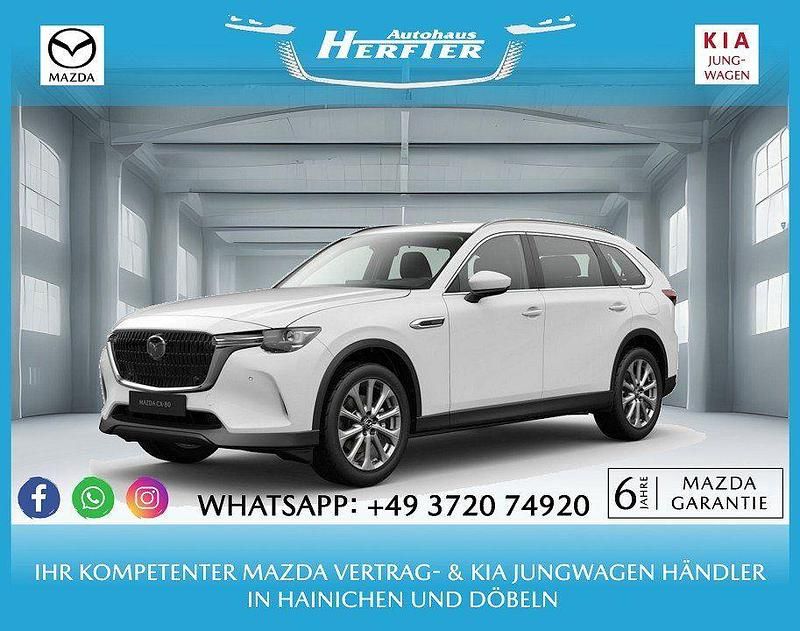 Weiß Neu 2026 Mazda CX-80 Exclusive SUV | 51.870 € (Guter Preis) - Bild 1/4