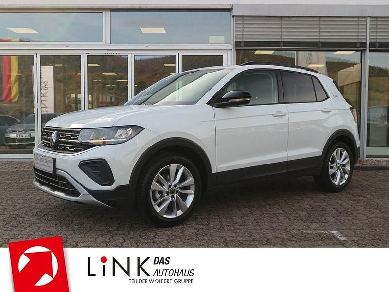 Pure white Gebraucht 2025 VW T-Cross Goal SUV | 22.450 € (Superpreis) - Bild 1/4