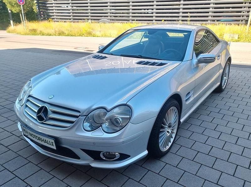 Gebraucht Mercedes SL500 AMG line 387 PS (284 kW) 2007 Silber Cabrio
