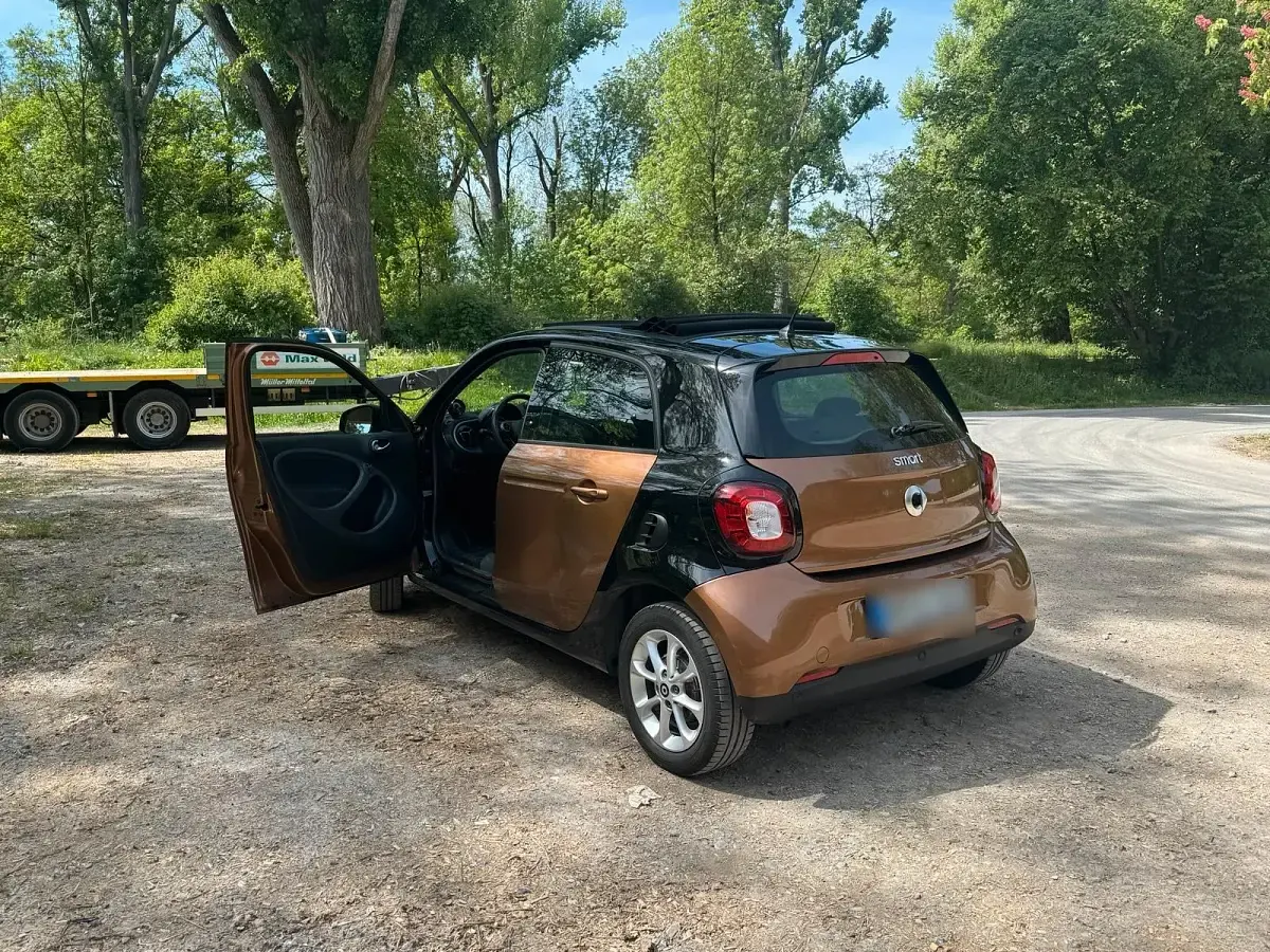 Usata Smart ForFour 70 CV (51 kW) 2017 Marrone Utilitaria