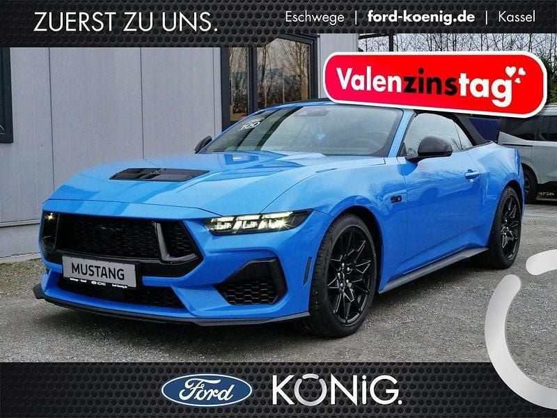 Blau Neu 2025 Ford Mustang GT Cabrio | 60.950 € - Bild 1/4