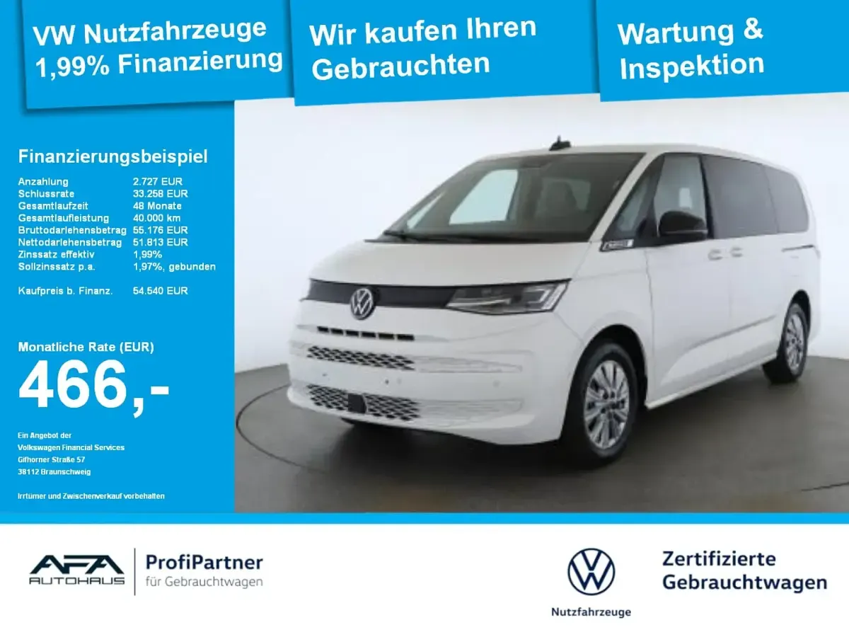 Gebraucht VW Multivan Basis 150 PS (110 kW) 2025 Van / Kleinbus