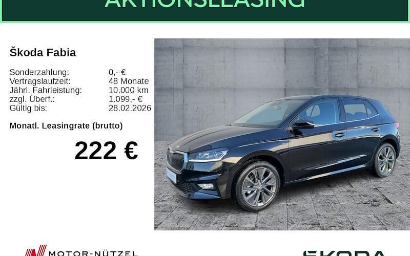 Neu Skoda Fabia Tour 116 PS (85 kW) 2026 Schwarz Limousine