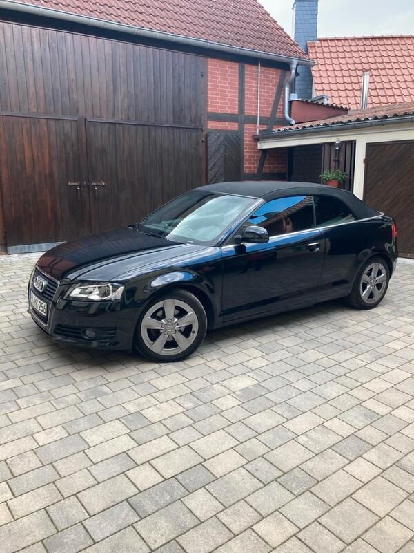 Schwarz Gebraucht 2009 Audi A3 Cabriolet Cabrio | 6.500 € (Superpreis) - Bild 1/4