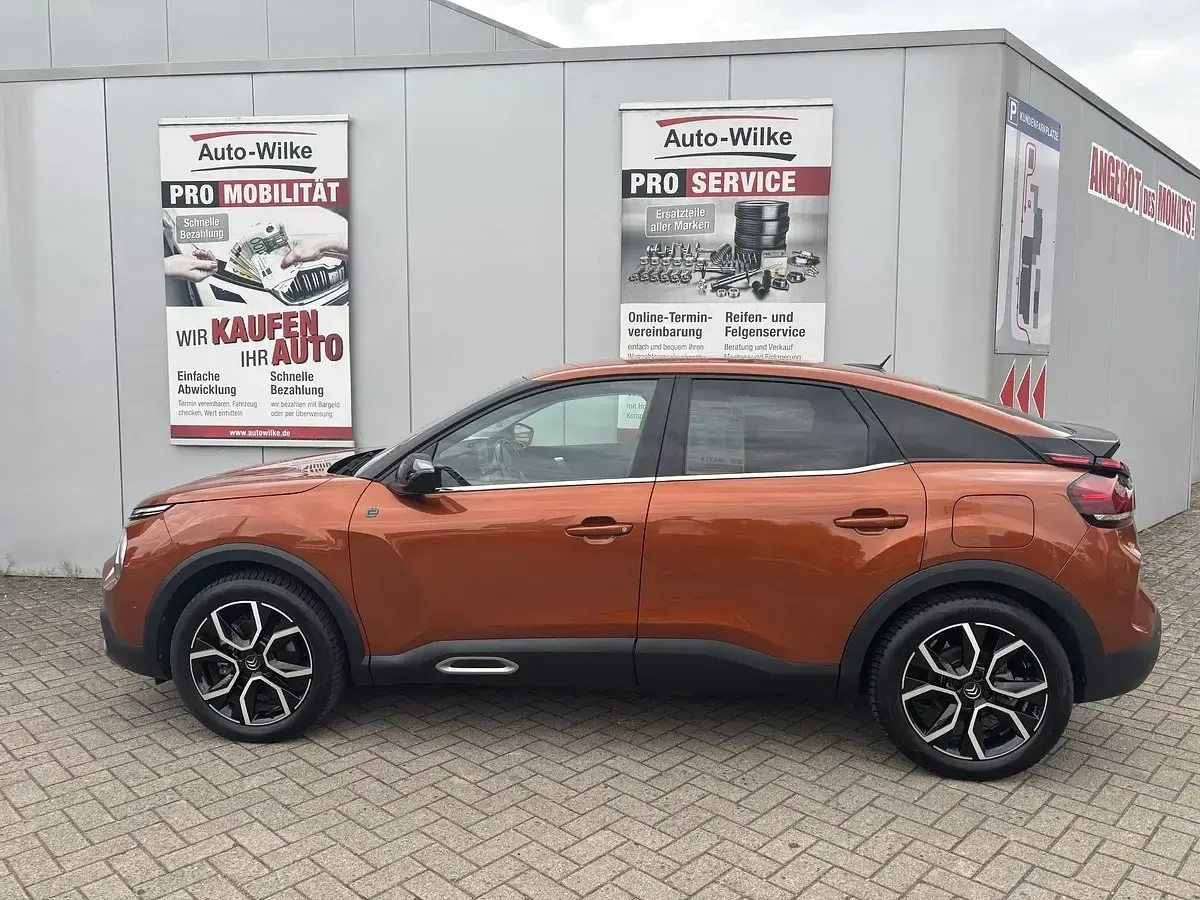 Gebraucht Citroën e-C4 100 kW (136 PS) 2022 Orange metallic