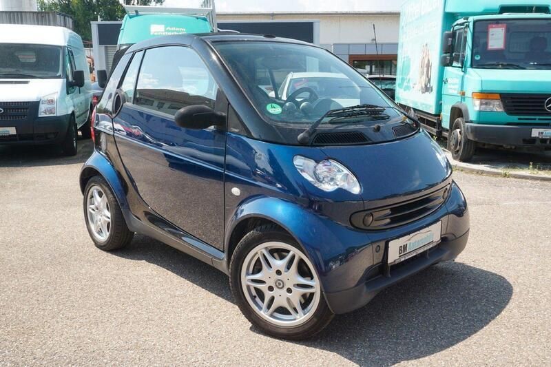 Blau Gebraucht 2003 Smart ForTwo Coupé Cabrio | 1.990 € (Fairer Preis) - Bild 1/4