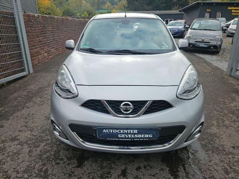 Gebraucht Nissan Micra Acenta 80 PS (58 kW) 2014 Silber Kleinwagen