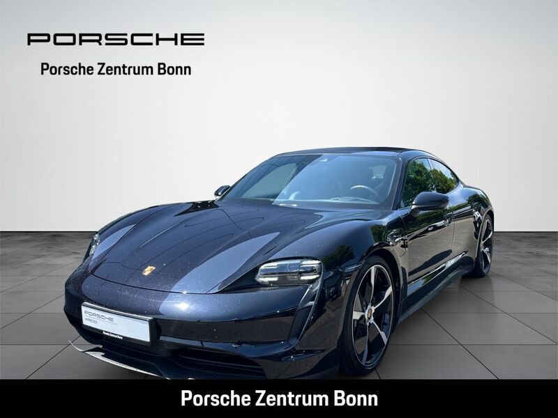 Tiefschwarzmetallic Gebraucht 2021 Porsche Taycan Limousine | 61.950 € (Guter Preis) - Bild 1/4