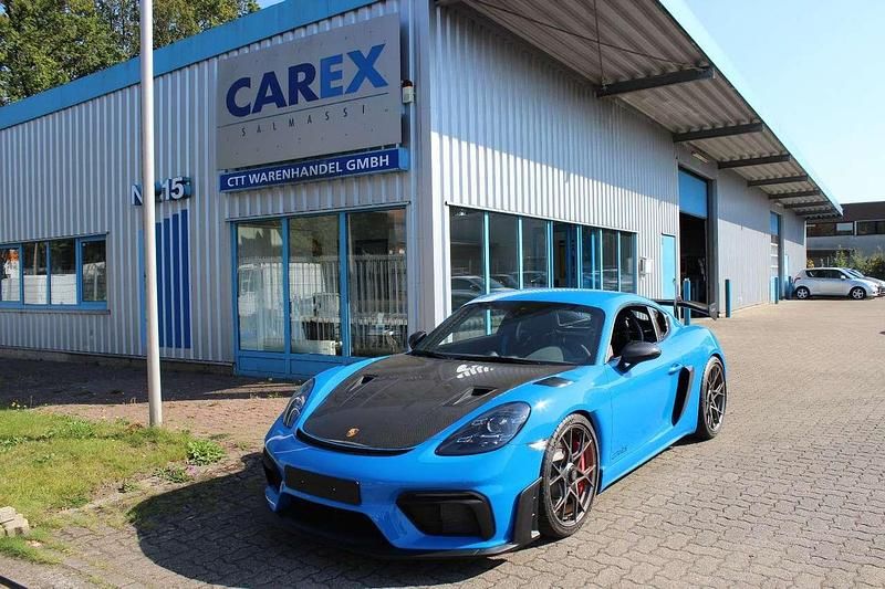 Blau Neu 2025 Porsche 718 Cayman GT4 Coupé | 165.410 € - Bild 1/4