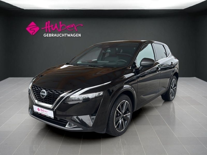 Black metallic (metallic) Gebraucht 2023 Nissan Qashqai Tekna SUV | 26.890 € (Guter Preis) - Bild 1/4