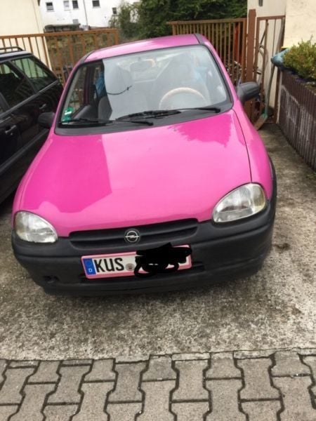 Verkauft Opel Corsa B 1.2 Pink Rosa, gebraucht 1995, 242.000 km in  Rutsweiler An der...