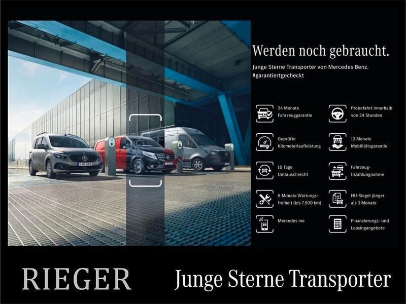 Black metallic Gebraucht 2024 Mercedes eCitan Progressive Kombi | 25.877 € (Superpreis) - Bild 1/3
