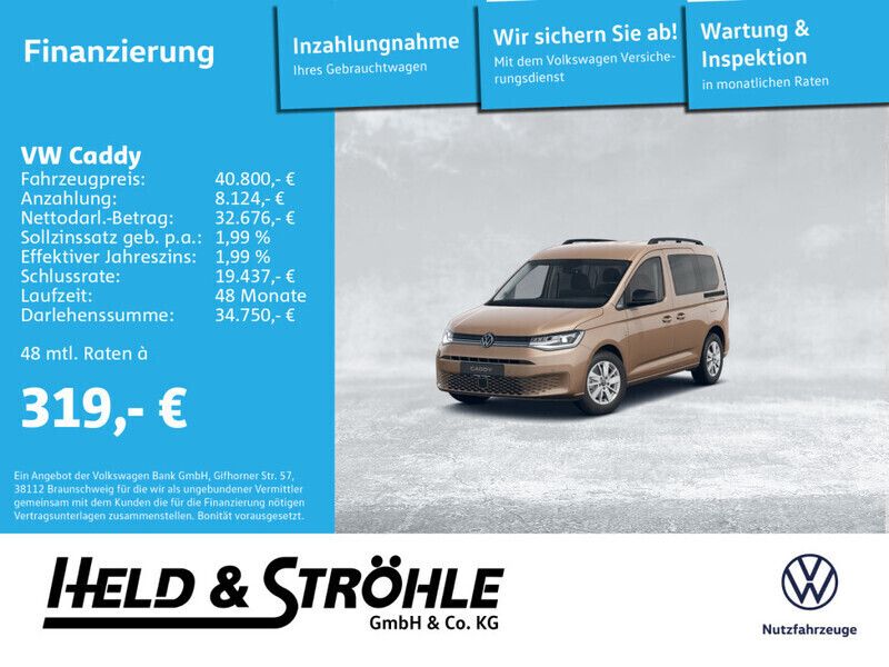 Andere farbe Gebraucht 2022 VW Caddy Life Van / Kleinbus | 39.590 € - Bild 1/4