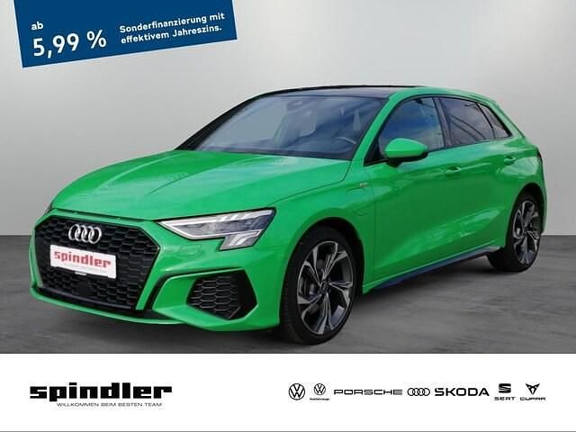 Gebraucht 2023 Audi A3 Sportback e-tron S-Line Kleinwagen | 31.780 € (Teuer) - Bild 1/4