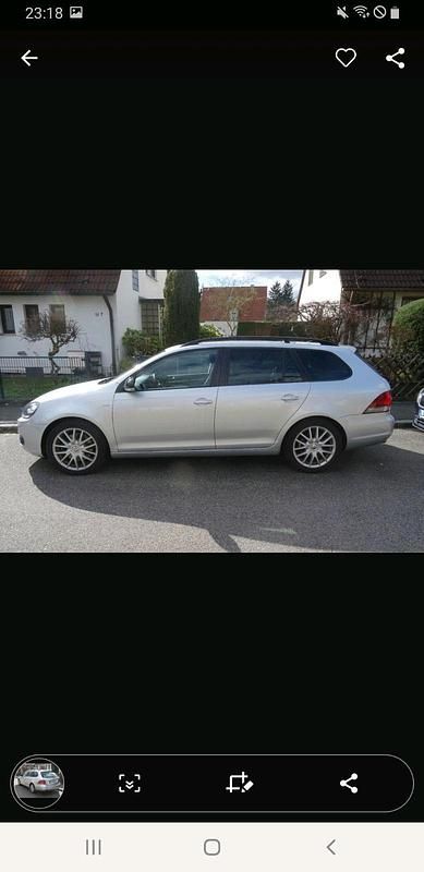 Gebraucht VW Golf V 115 PS (84 kW) 2009 Silber Kombi