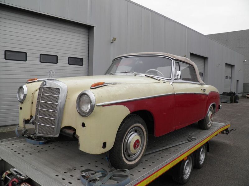 Weiß Gebraucht 1960 Mercedes 220 Cabrio | 35.000 € - Bild 1/4