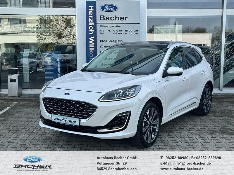 Metallic) (weiss Gebraucht 2022 Ford Kuga Vignale SUV | 28.900 € (Etwas zu teuer) - Bild 1/4
