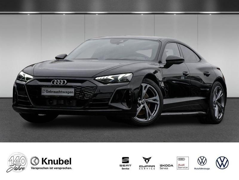 Schwarz Gebraucht 2022 Audi e-tron GT quattro Design Limousine | 62.880 € (Etwas zu teuer) - Bild 1/4