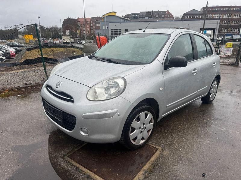 Gebraucht Nissan Micra Acenta 80 PS (58 kW) 2012 Silber Kleinwagen