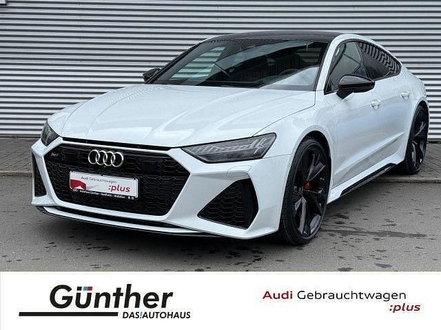 Gletscherweiß metallic Gebraucht 2024 Audi RS7 Sportback Ambiente Kleinwagen | 116.221 € (Fairer Preis) - Bild 1/4
