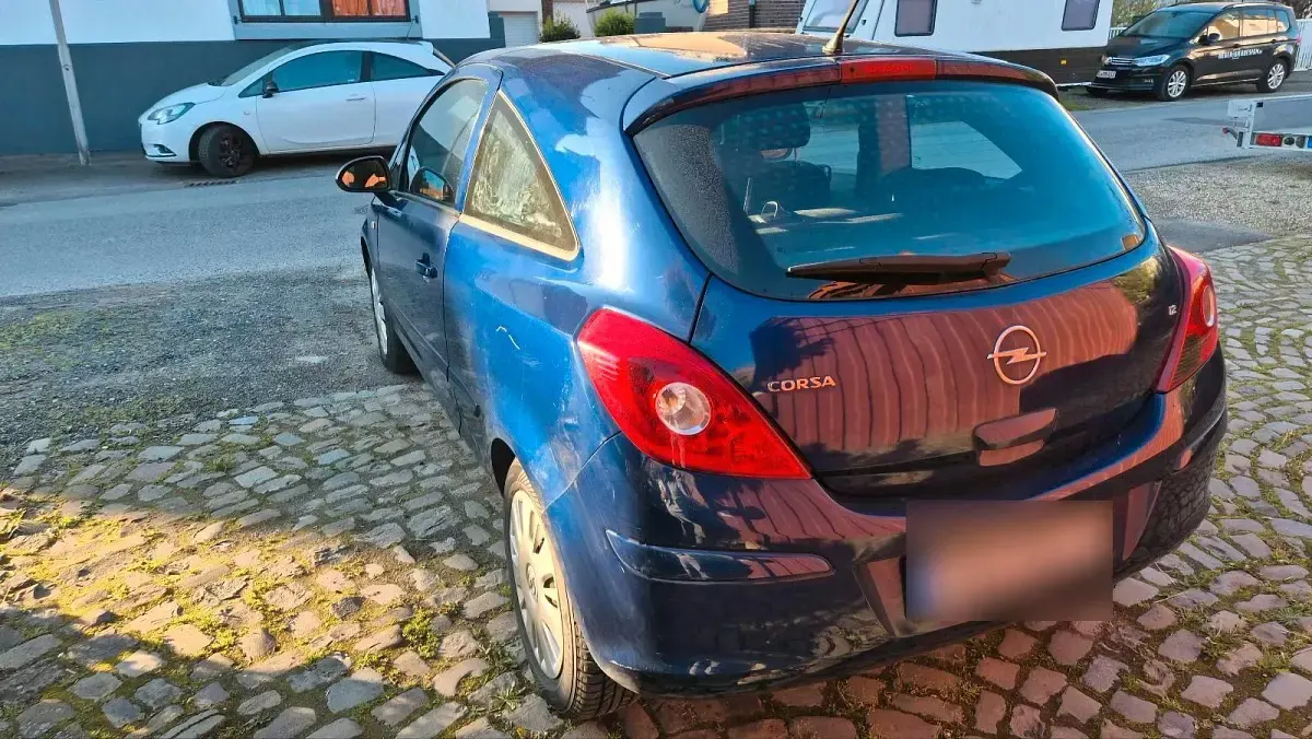 Gebraucht Opel Corsa 80 PS (58 kW) 2007 Blau Kleinwagen