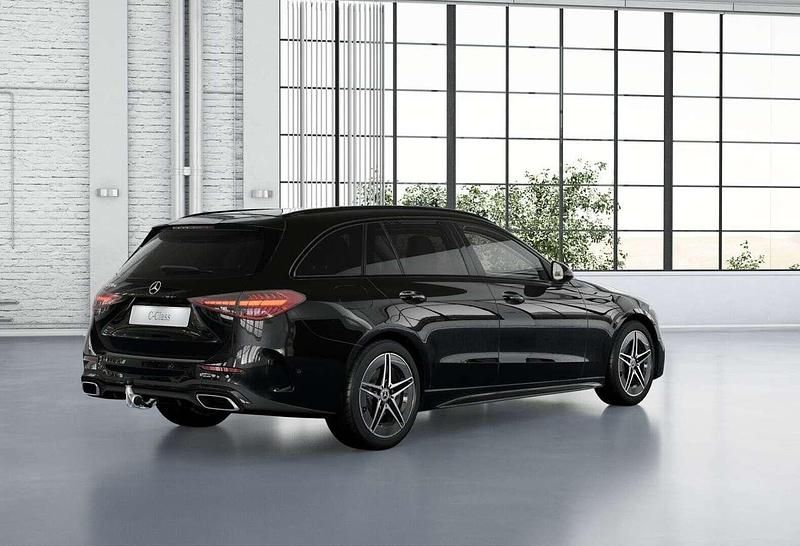 Gebraucht Mercedes C220 AMG 197 PS (144 kW) 2025 Metalliclack obsidianschwarz Kombi