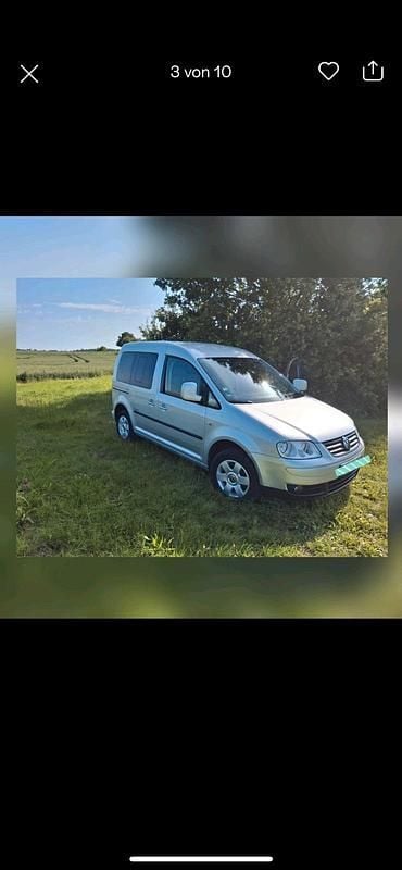 Gebraucht VW Caddy Life 80 PS (58 kW) 2010 Silber Van / Kleinbus