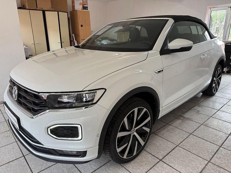 Weiß Gebraucht 2020 VW T-Roc Cabriolet R-line Cabrio | 24.300 € (Fairer Preis) - Bild 1/4