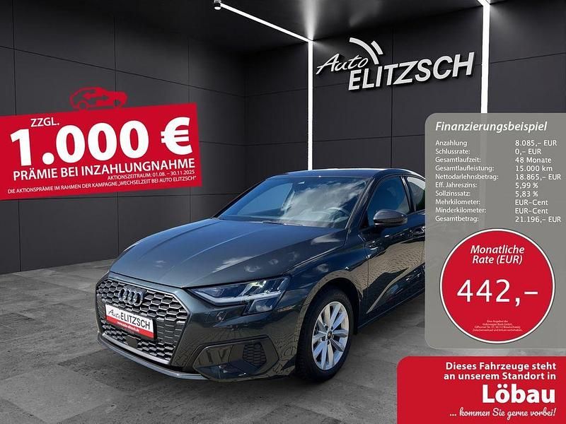 Manhattangrau metallic Gebraucht 2023 Audi A3 Basis Limousine | 26.950 € (Fairer Preis) - Bild 1/3