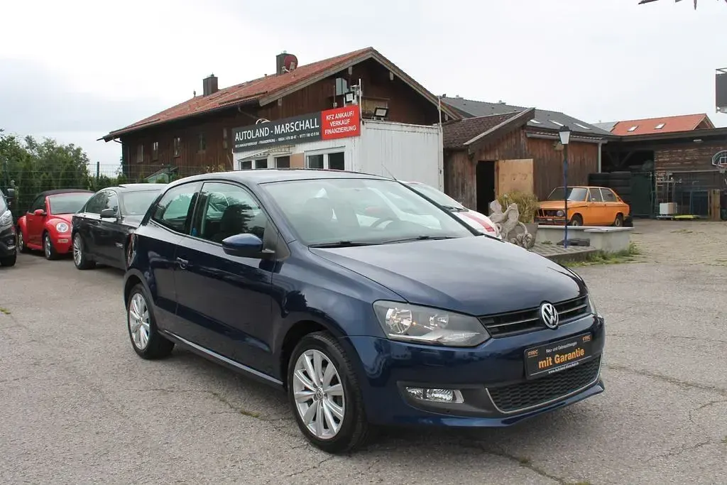 Gebraucht VW Polo Highline 105 PS (77 kW) 2010 Blau Kleinwagen