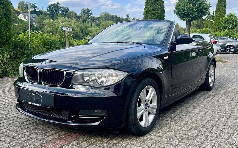Schwarz Gebraucht 2008 BMW 118 Cabriolet Advantage Cabrio | 5.490 € (Superpreis) - Bild 1/4