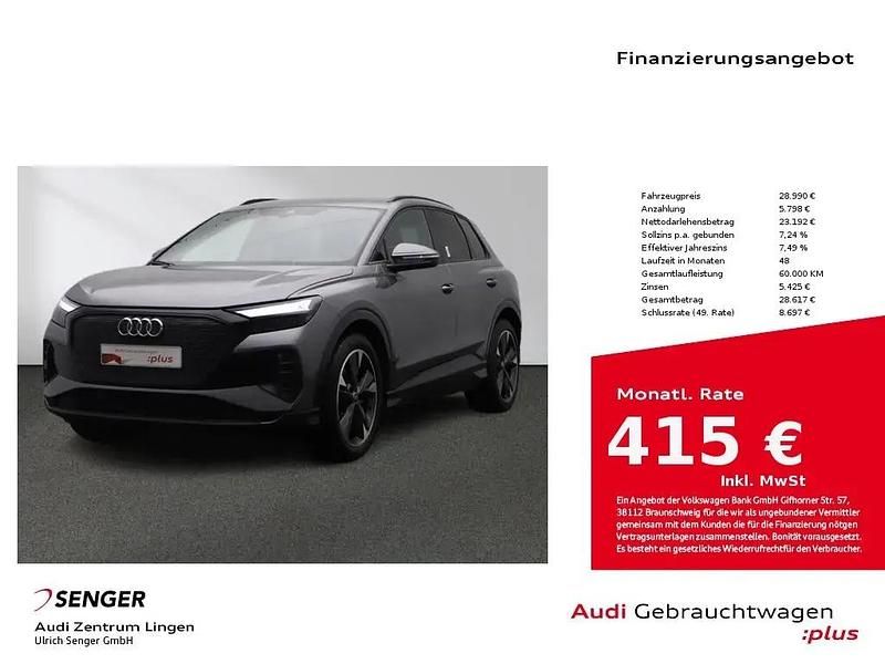 Taifungrau metallic Gebraucht 2022 Audi Q4 e-tron Ambiente SUV | 28.990 € (Etwas zu teuer) - Bild 1/1