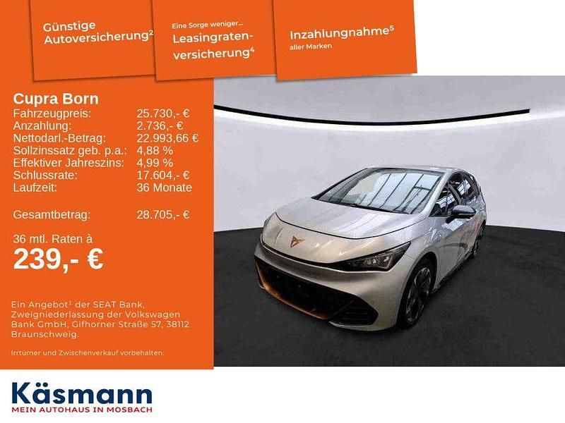 Gebraucht Cupra Born e-Boost 169 kW (231 PS) 2023 Geysirsilber (metallic) Kleinwagen
