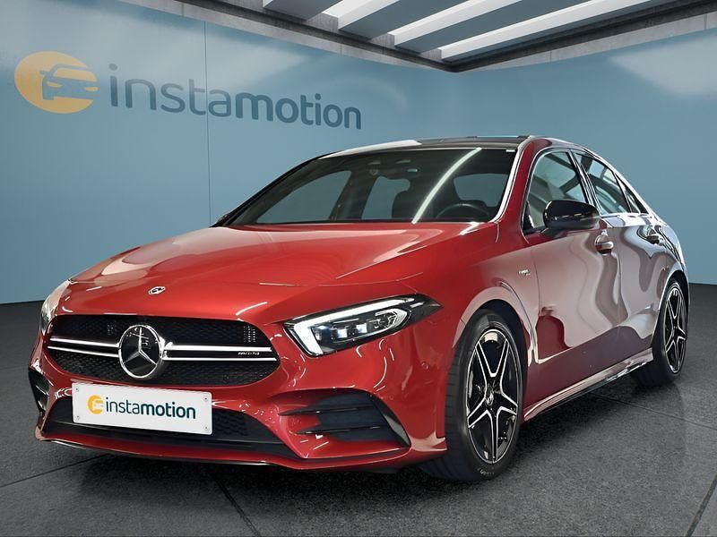 Rot Gebraucht 2022 Mercedes A35 AMG AMG Kleinwagen | 43.449 € - Bild 1/4