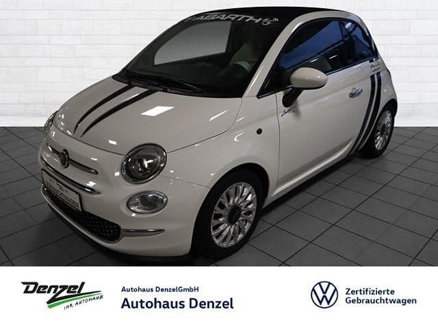 Gelato weiß Gebraucht 2018 Fiat 500 Lounge Cabrio | 10.890 € (Fairer Preis) - Bild 1/4