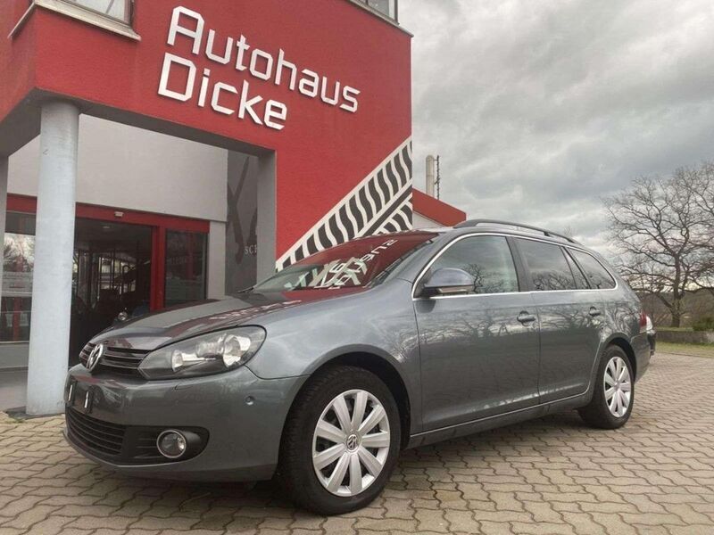 Platinum grey metallic Gebraucht 2010 VW Golf VI Comfortline Kombi | 5.990 € (Fairer Preis) - Bild 1/4