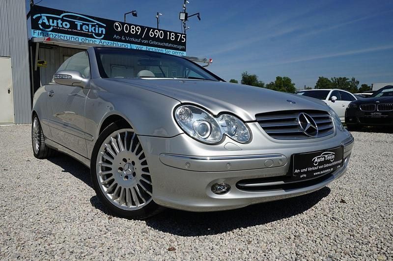 Silber Gebraucht 2004 Mercedes CLK500 Cabrio | 14.950 € (Fairer Preis) - Bild 1/3