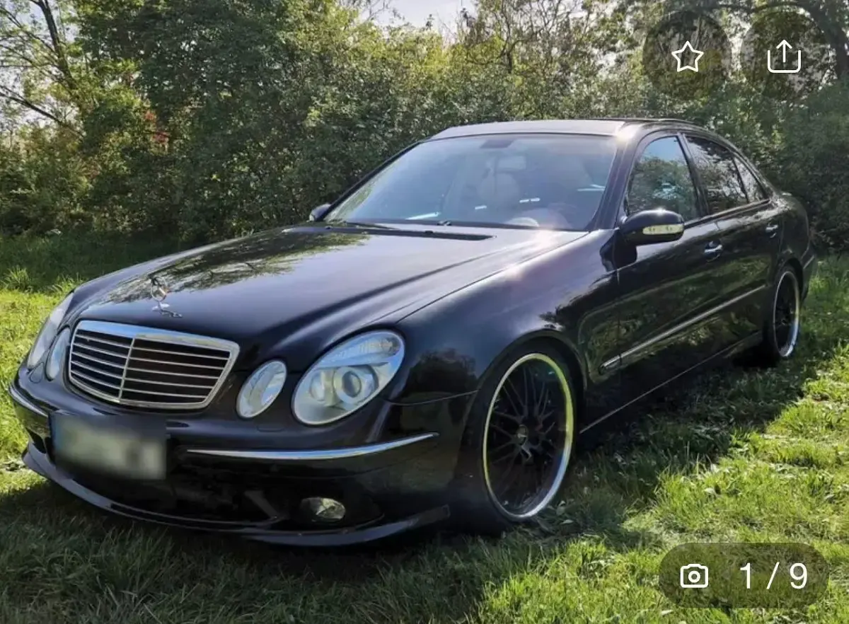 Używany Mercedes E500 306 KM (225 kW) 2004 Sedan/Limuzyna