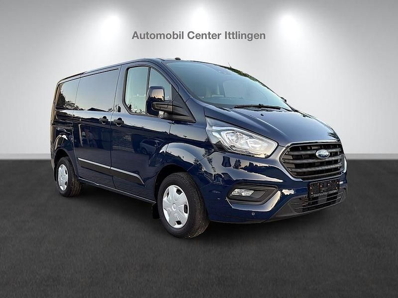 Blau Gebraucht 2018 Ford Transit Custom Van / Kleinbus | 16.599 € - Bild 1/4