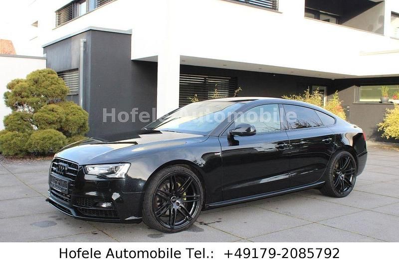 Schwarz Gebraucht 2017 Audi A5 Sportback S-Line Kleinwagen | 16.450 € (Superpreis) - Bild 1/4