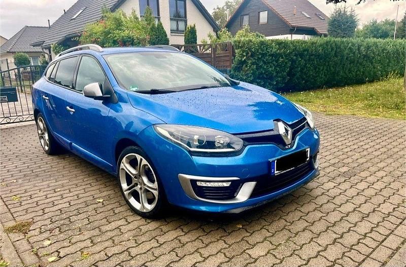Blau Gebraucht 2015 Renault Mégane GT Line GT-Line Limousine | 11.750 € (Fairer Preis) - Bild 1/4